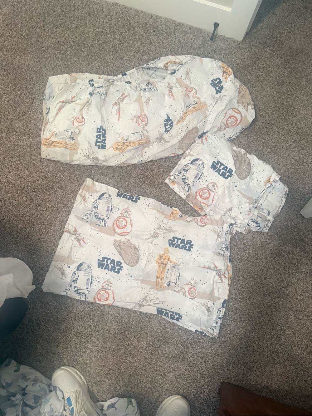 Pottery Barn Kids Star Wars Twin Sheet Set Organic Cotton 3 Piece